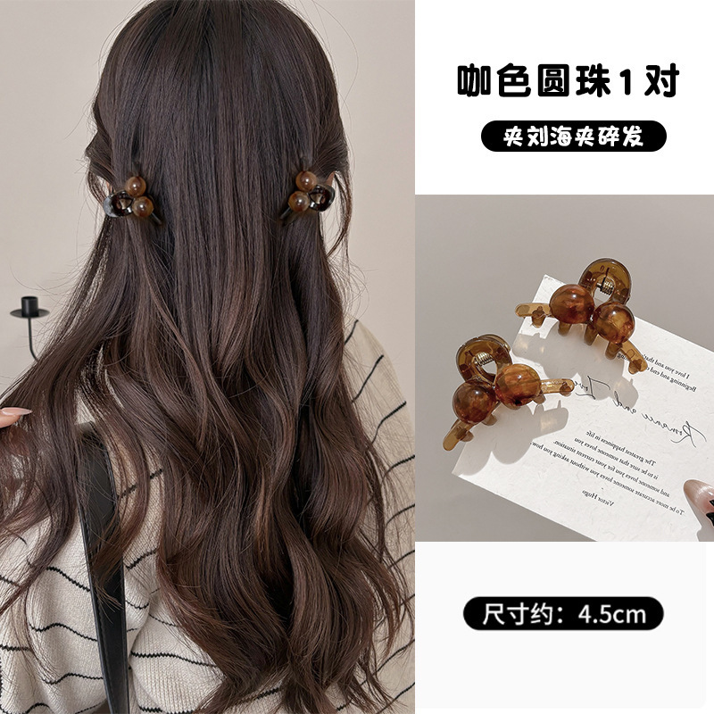 公主头小抓夹女2025新款后脑勺半扎发夹边夹侧边前额刘海夹子头饰|undefined