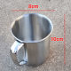 Factory wholesale mouth cup dormitory wash cup student military training stainless steel dental cup fire wash cup