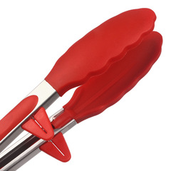 9-inch silicone food clip with stand, food clip, barbecue clip, steak clip, bread cake clip, pickle clip