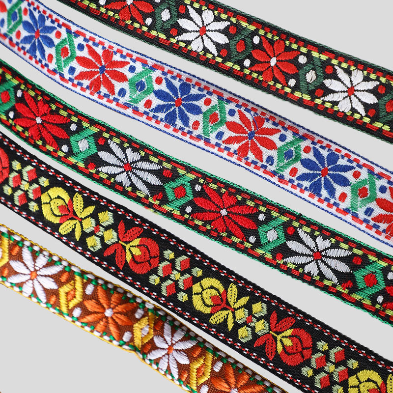 现货民族风花边苗族阿卯裙子裙腰带服装辅料少数民族风花边织带