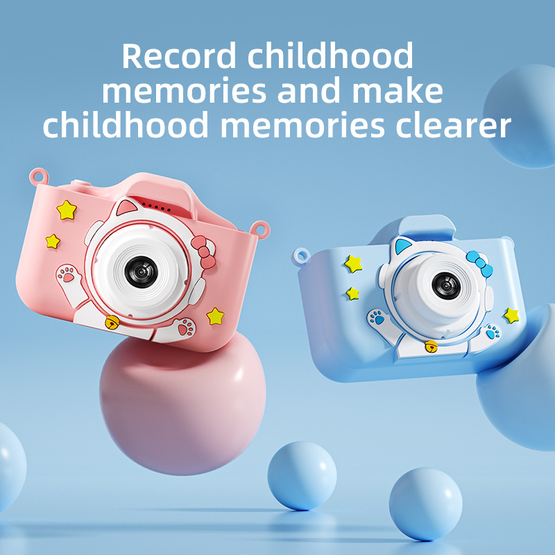 Nuevo Y20 mini cámara digital de dibujos animados para niños 2000W de píxeles HD doble cámara puede tomar fotos y grabar videos