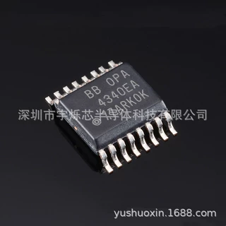 OPA4340EA 单电源轨至轨运算放大器芯片 SSOP16封装 全新原装进口