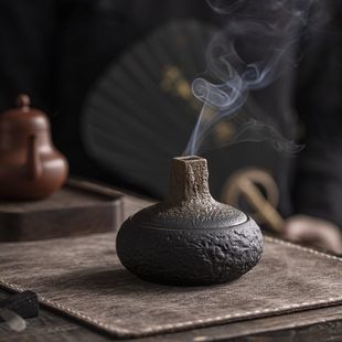 Incense Burner with Lid, Agarwood, Sandalwood Incense Burner, Home Indoor Ornaments, Creative Plate Incense Burner, Line Incense Burner, Aromatherapy Burner, Tea Ceremony