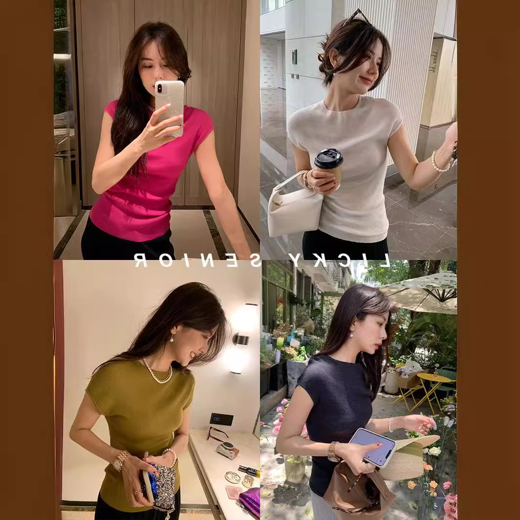 Hong Kong Rice [good quality to be repeat customers] integrated 2.0 multi-color left 60s Yang Zi short sleeve jacket T-shirt