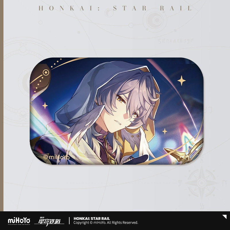 Коллекционный значок (Honkai: Star Rail) — персонаж, цветной картон на подложке, одиночный