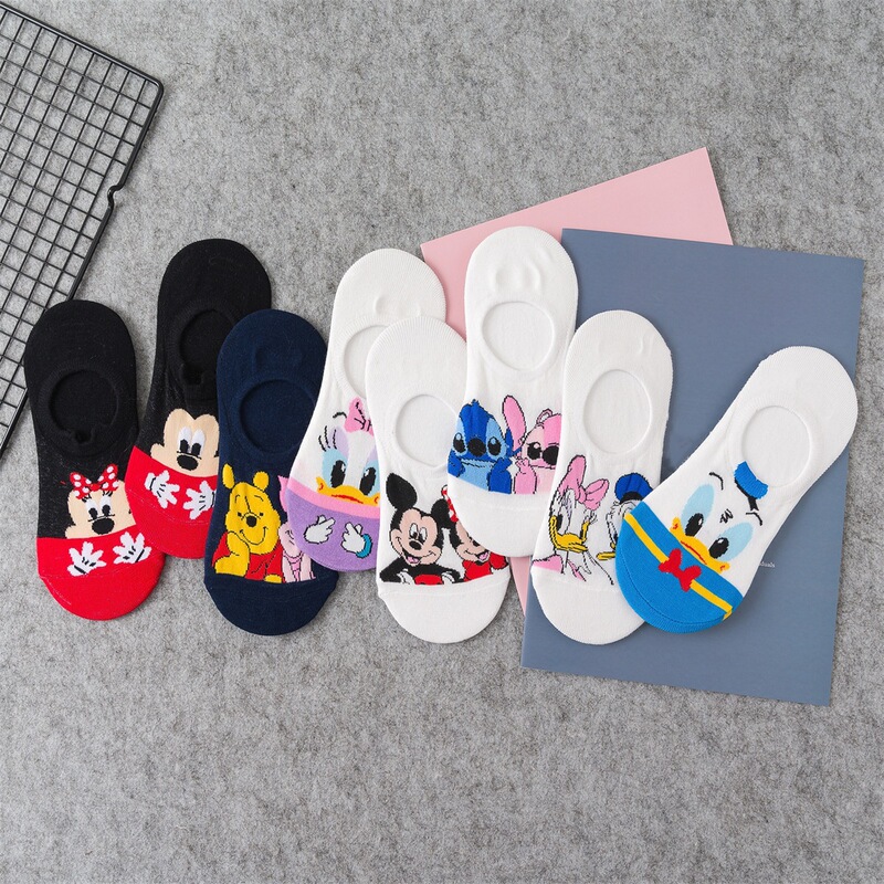 Three Maple Leaf Cross-Border Socks Personalized New Trendy Cotton Socks Mid-Tube European and American Trendy Stockings Cartoon Socks