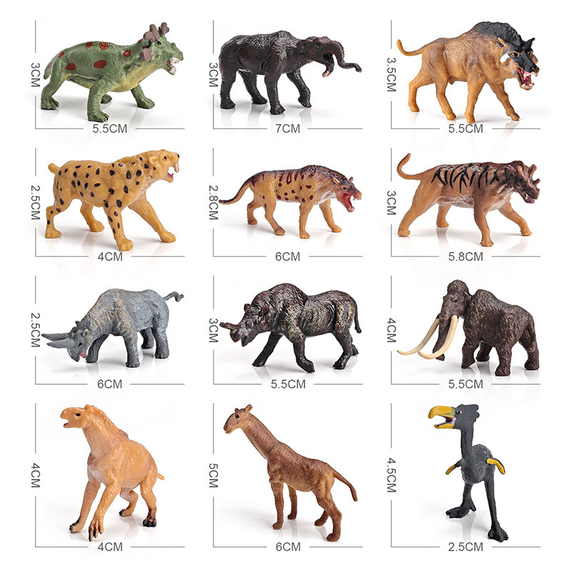 The ancient simulation wild prehistoric animal model