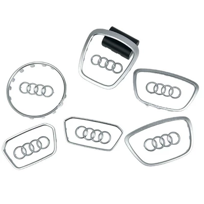 and Old Audi Modified Steering, Car logo