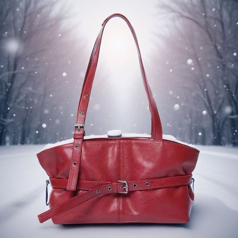 Korean Niche Designer Brand 25 New Casual Versatile Commuter Tote Bag Handbag Belt Bag Shoulder Bag