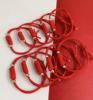 Red elite elastic durable hair rope, 2023 collection, simple and elegant design, bright catchy style