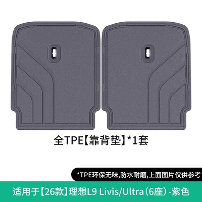 Modelə uyğun ayaqaltı Special-Purpose Eco-Friendly Tpe Floor Mats - 26-ideal-l9-livisultra-seat-back-cushions-buckle-stylepurple