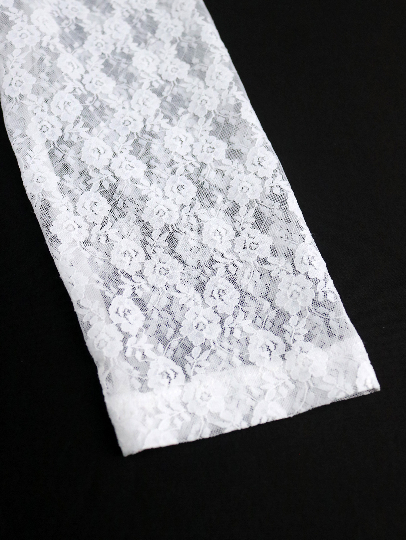 Abito in pizzo floreale da donna, temperamento elegante, piccolo colletto alto, gonna lunga fino alla vita, vestito_voghion.com