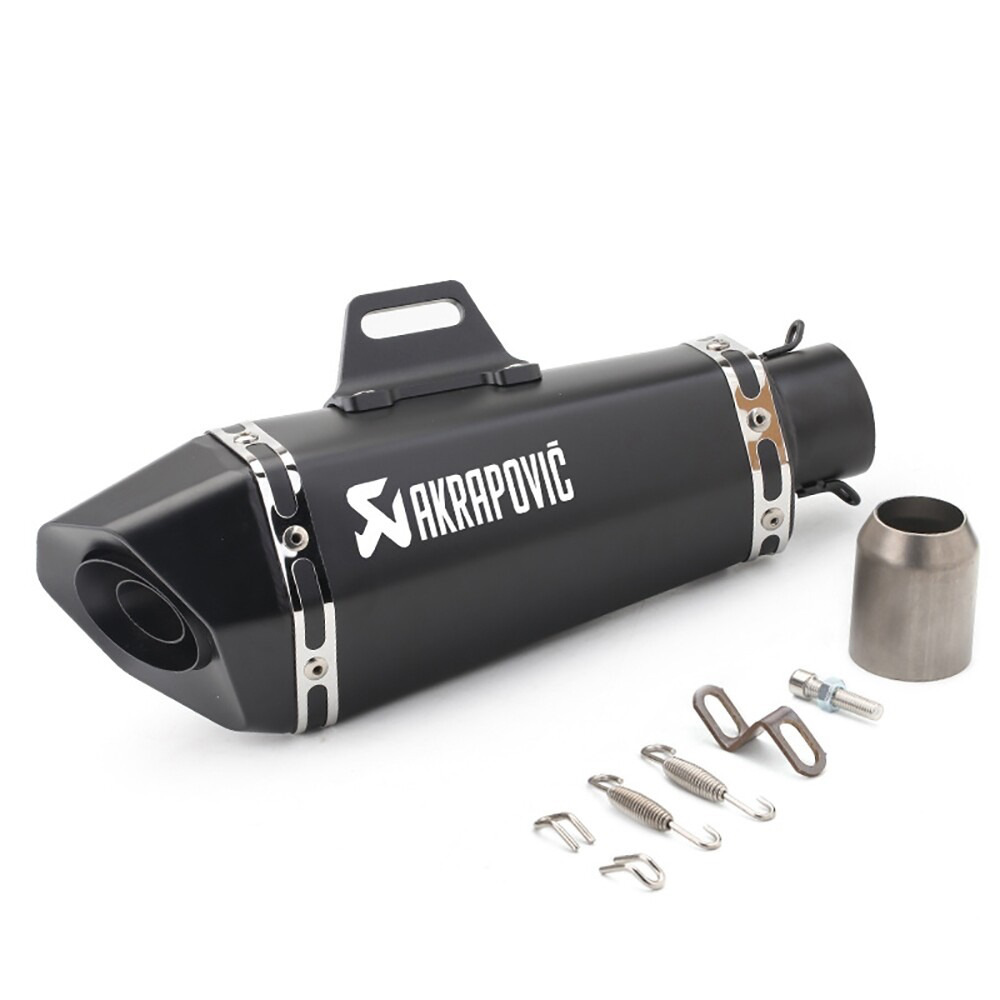 Suitable for Honda Little Monkey Stainless Steel Exhaust Pipe Modification, Front Section Scorpion Silencer, Small Inclined Exhaust Pipe, Stainless Steel
