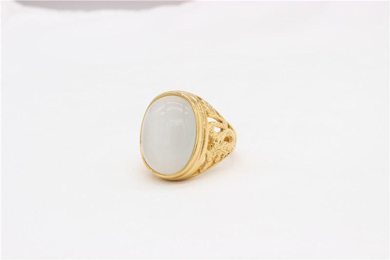 23g Weight Natural Stone Inlay Material Rings Classification 1 Piece Quantity Street Occasion Titanium Steel Material Color Block Pattern Men's Gender Inlay Design Retro Style Retro Color Block Titanium Steel Inlay Natural Stone Men's Rings 6