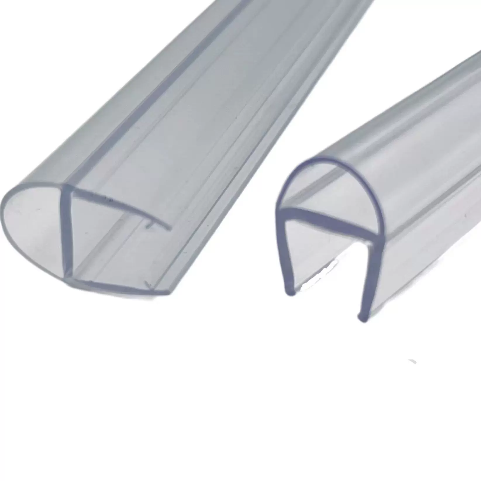 加厚自动玻璃门0度防水胶条A/D型门窗防撞胶条淋浴房靠墙挡密封条