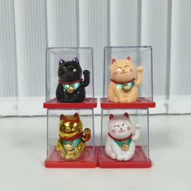 招财猫;搪胶公仔;其他公仔