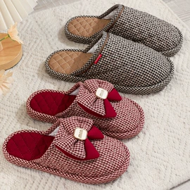 家居婚鞋;布艺拖鞋