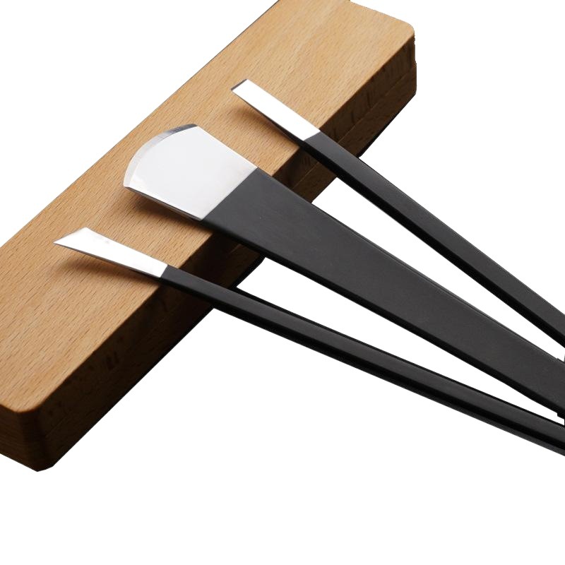 Traje de cuchillo de pedicura profesional Yangzhou tres cuchillos inflamación ranura de uñas gris herramienta especial taburete de pie técnico de hogar de una sola pieza