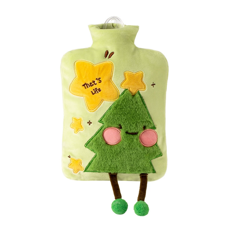 天虹 Water container PVC, plush big cartoon hand warmer, new collection, 1800 ml