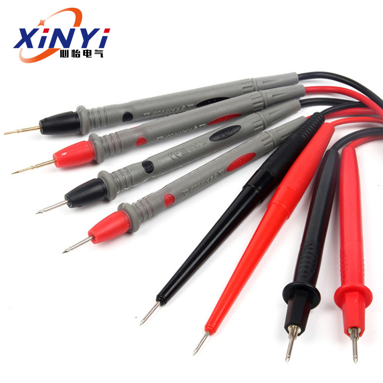 厂家 表笔线 特尖表笔 细尖头1000V 20A 镀金铜针表笔万用表笔线