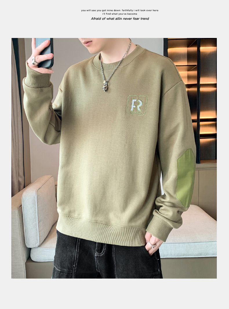 Stilvoller Herren Pullover Vielseitiges Langarmshirt Für Männer_voghion.com