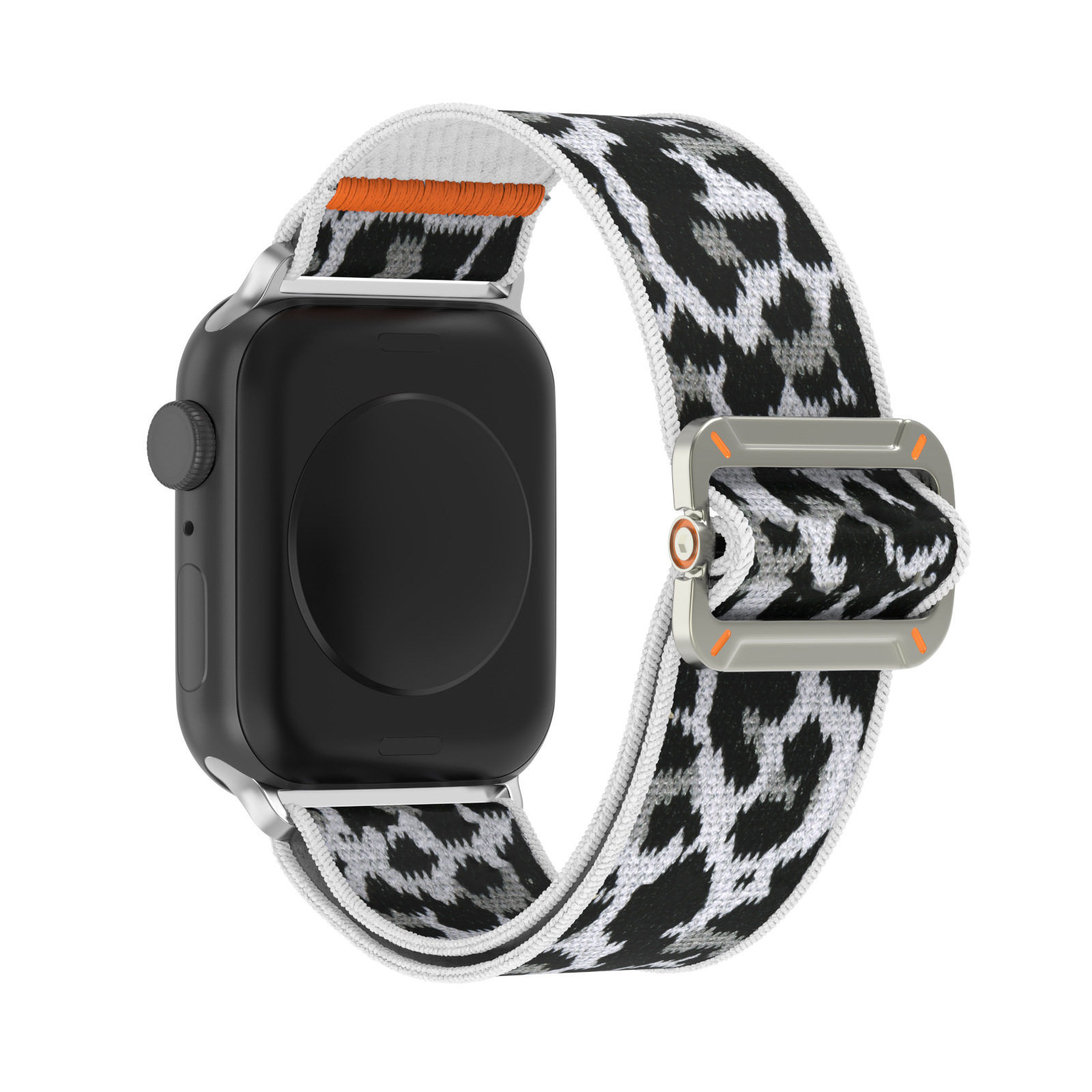 Suitable for Apple Nylon Bracelet Apple Watch Strap Iwatch Strap Dropping Glue Mechanical Buckle Bookbag with Car Line