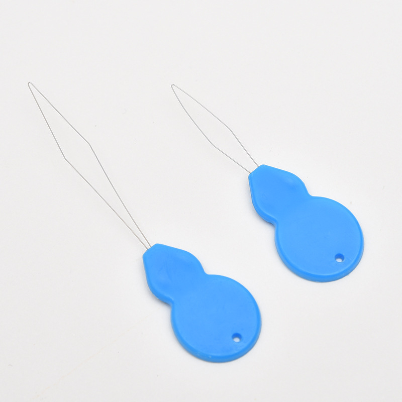 Enhebrador de aguja de polipasto de plástico al por mayor Enhebrador de cola de plástico de color-Máquina de coser de plomo DIY punto de cruz