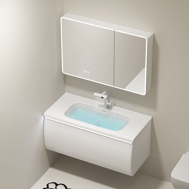 Nuevo gabinete de baño de madera sólida cerámica una bañera gabinete de lavabo de baño doméstico lavabo combinado lavabo