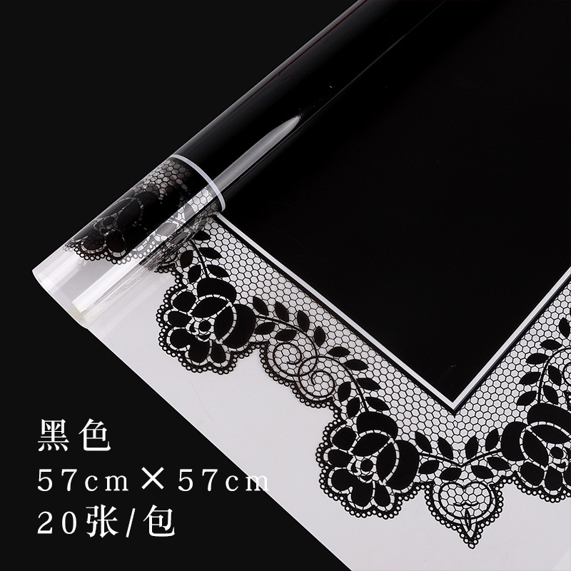 Huaxi encaje pequeño papel de embalaje de flores papel de embalaje de flores artesanal DIY florista impermeable materiales de flor al por mayor comercio exterior