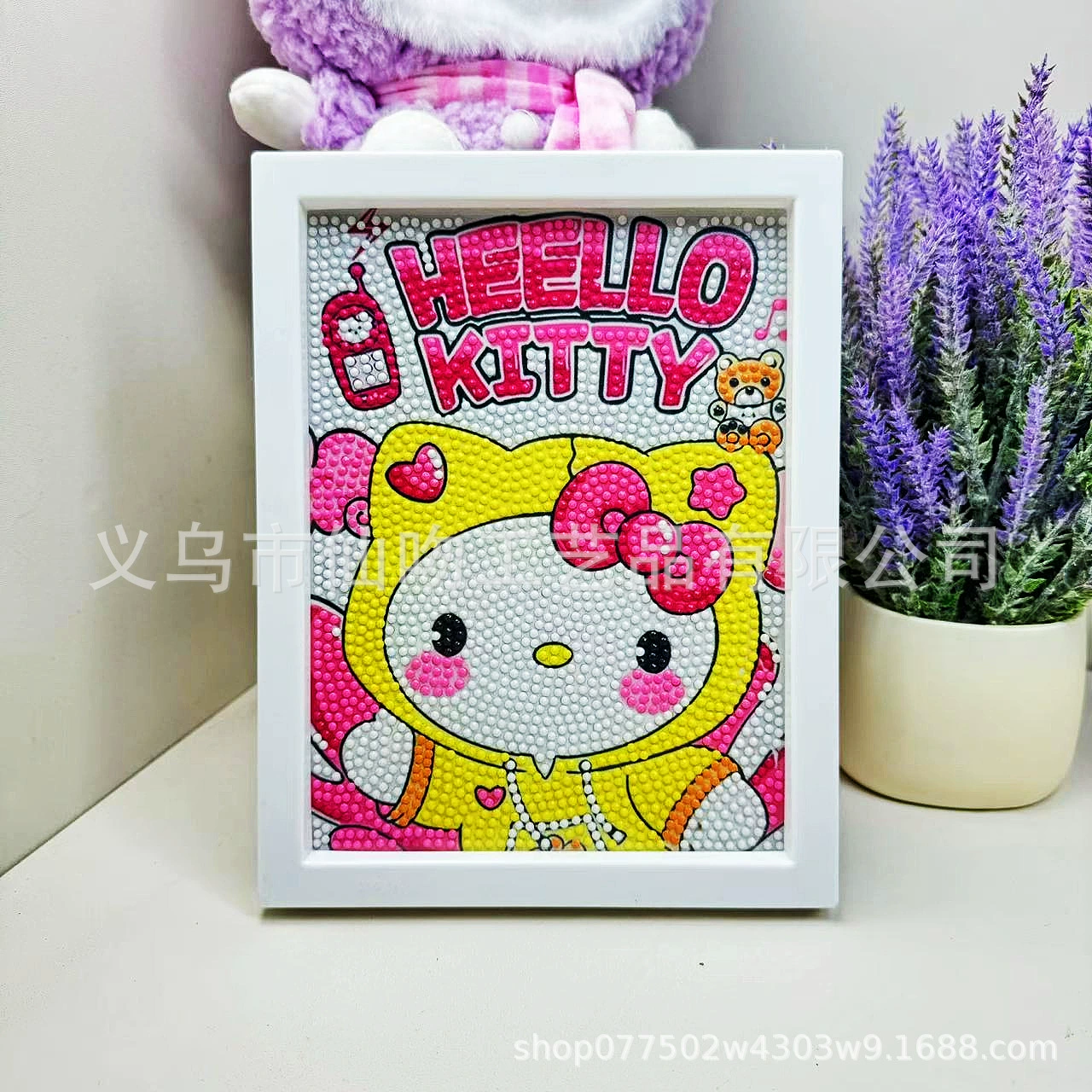Набор для алмазной живописи Sanrio Kuromi, 17×22 см пластиковая рамка, набор для творчества DIY для детей