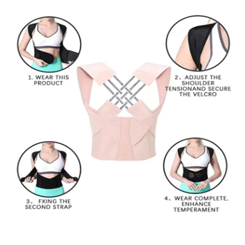 Summer breathable invisible posture corrector, orthopedic corset for elementary school students for men and women
