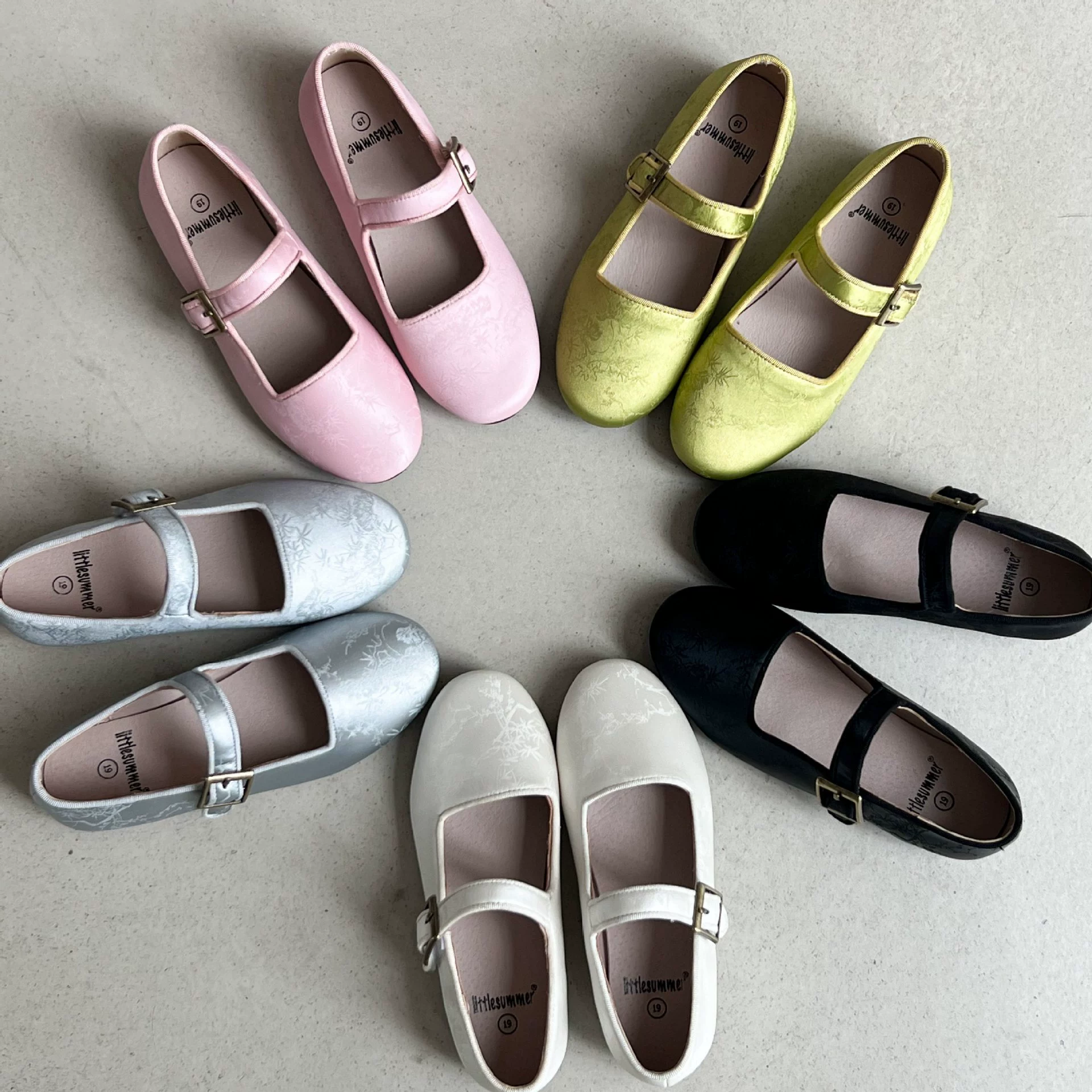 Детские туфли Мэри Джейн в стиле чонсам LittleSummer, новые, в китайском стиле, на липучках, ретро, с мягкой подошвой, в национальном стиле