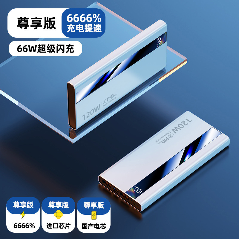 卸売り新型120w超急速充電共有充電宝20000ミリアンペア携帯電話移動電源プレゼント|undefined