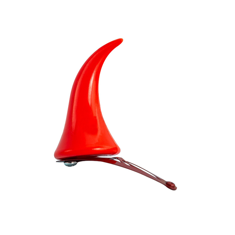 Halloween transfronterizo hornos rojos diablo hornos rojos hornos afilados fiesta fiesta decoración hornos de pelo