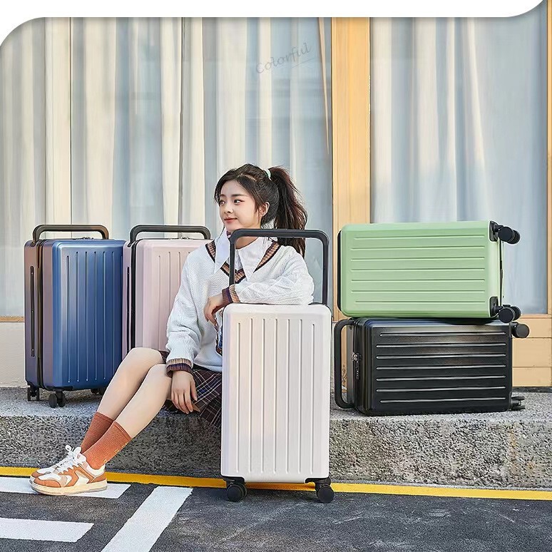 New Wide Trolley High-Looking Trolley Case for Women 20inch Large Capacity 24inch Men's Silent Universal Wheel Suitcase Dropshipping