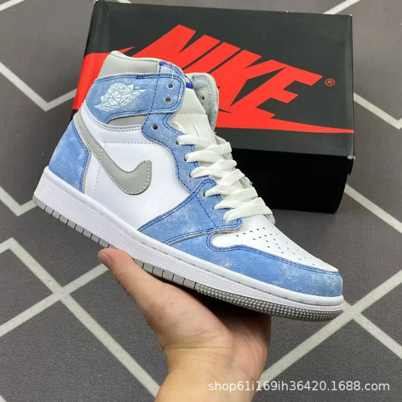 2025 Putian Shoes Aj1 Basketball Shoes High-Top High-Quality First-Layer Cowhide Men's Shoes Women's Shoes Sports Casual Shoes