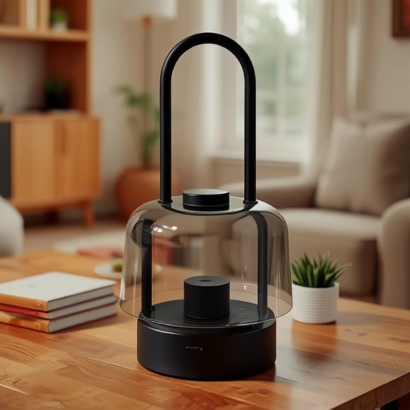 Luz nocturna táctil portátil retro transfronteriza, lámpara de mesa decorativa de carga USB, luz de bar creativa, luz nocturna de campamento al aire libre