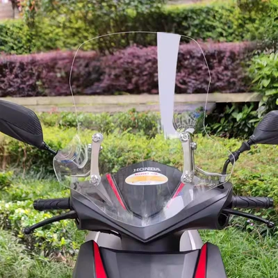 Motorcycle front windshield 125 Windshield, Winter Thickened - classic-transparent-45cmb8-accessories