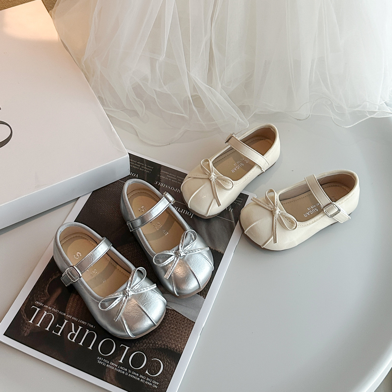 Girls Retro Niche Casual Birkenstock Shoes 2025 Summer New Style with Skirt Ballet Grandma Fashion Shoes