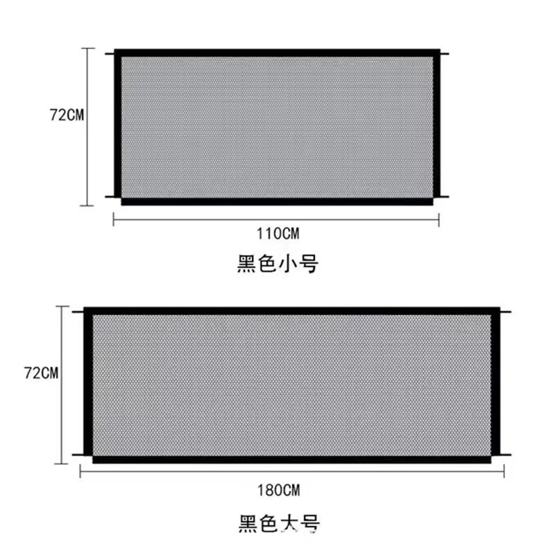Red de aislamiento de perro mascota transfronteriza red de protección de la cerca de la puerta del hogar puerta de aislamiento portátil red de protección de seguridad para perros