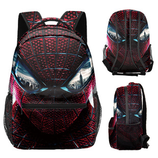 New Marvel Spider-Man Backpack Children's Backpack Primary School Cartoon School Bag Children's Printed Superman Model Cross-Border