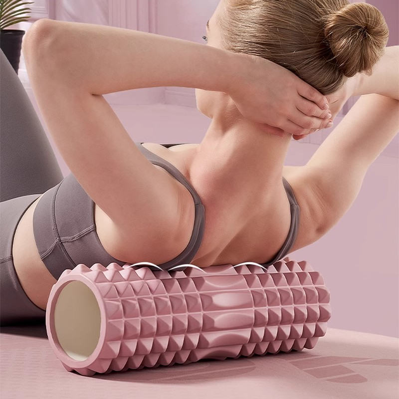 Ya Foam Roller Mace Yoga Supplies Foam Roller Muscle Relaxation Roller Shaft Slimming Leg Massage Shaft Yoga