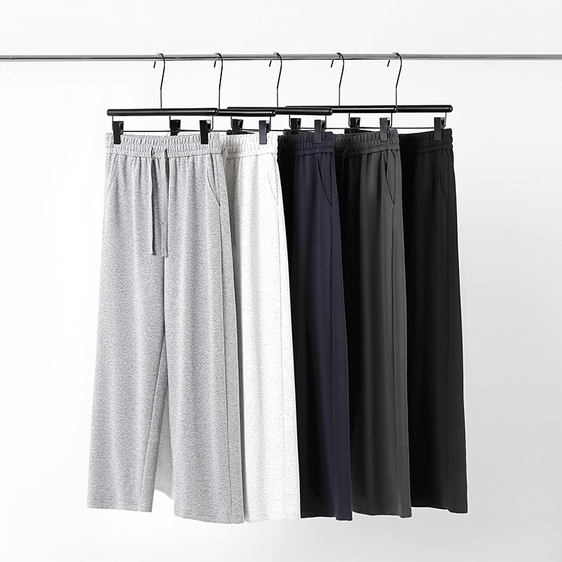Men's Straight-Leg Pants with Drape, Spring and Autumn Sports Sweatpants, Loose Wide-Leg Pants, 2025 New Autumn Casual Pants for Men and Women