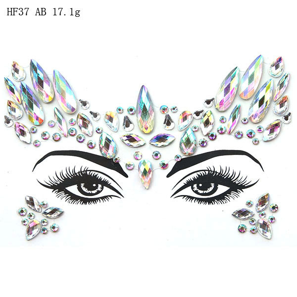 Crystal face sticker ˮü걦ʯ곧