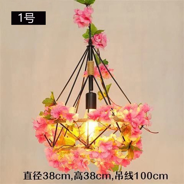 Lámpara Colgante Industrial para Plantas de Hierro Decorativa para Restaurante Bar y Cafetería