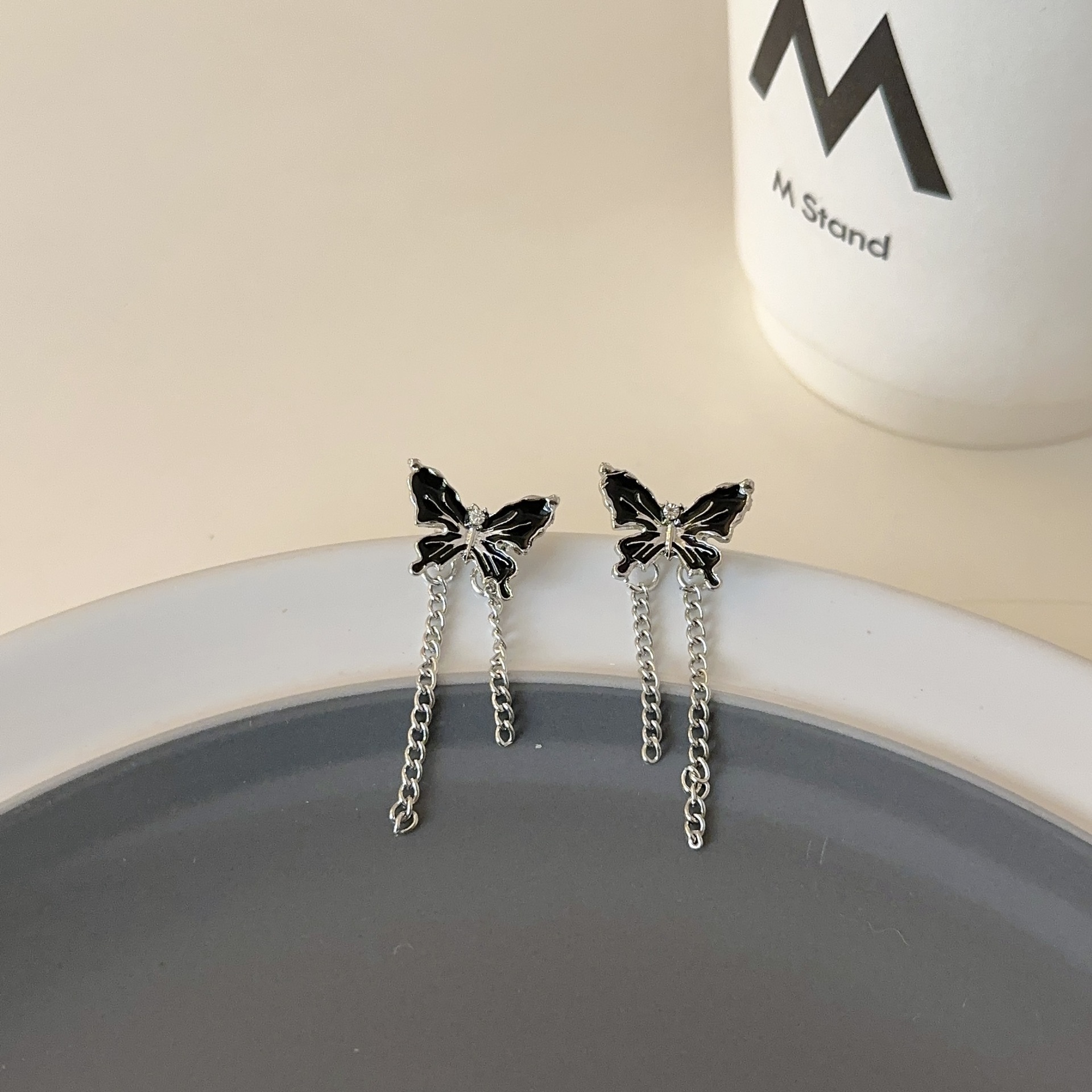 8g Weight Drop Earrings Classification 1 Pair Simple Style Butterfly Alloy Drop Earrings