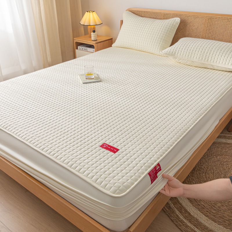 Cross-Border Foreign Trade Skin-Friendly New Maternal and Infant Grade Soybean Waterproof Bed Sheet and Bed Bag Three-Piece Set Amazon E-Commerce Wholesale