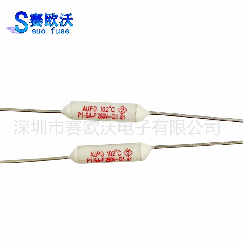 Резистивный температурный предохранитель AUPO 1A2A3A5A 84-150 градусов, 250 В, керамическая защита для трубки