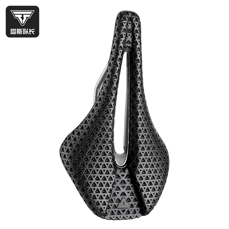Captain Tas 3D printed cushion full carbon fiber road mountain bike riding seat ultra-light breathable seat