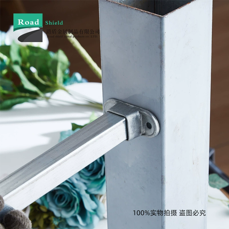 Соединители для лестниц, соединители для балконов, ушки для ограждений из цинковой стали, аксессуары для фиксированного сиденья из оцинкованной квадратной трубы.